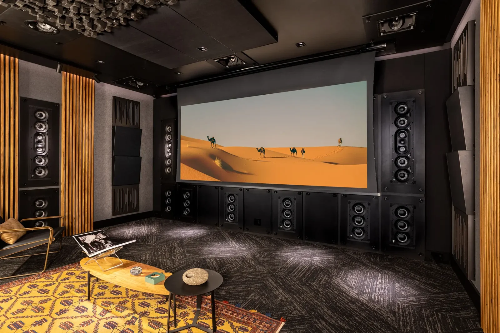 Sala de cinema dedicada — ambiente de inspiração